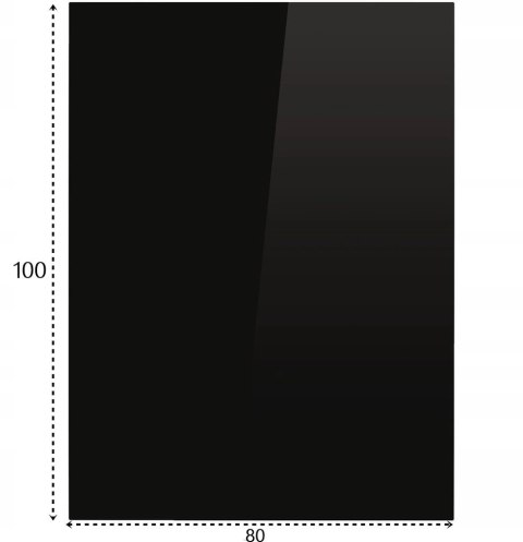Podstawa szklana hartowana - szyba pod Piec lub Kominek 100x80 cm CZARNA Podstawa szklana hartowana - szyba pod Piec lub Kominek 100x80 cm CZARNA