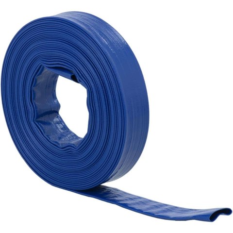 Wąż płaski do pompy wody ogrodu wzmocniony 1 1/2'' 38 mm 7-21 bar 20 m Wąż płaski do pompy wody ogrodu wzmocniony 1 1/2'' 38 mm 7-21 bar 20 m