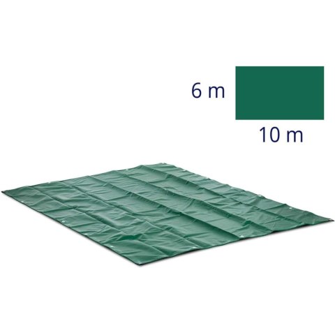 Plandeka płachta ochronna okryciowa z oczkami PVC 650 g/m2 1000 x 600 cm Plandeka płachta ochronna okryciowa z oczkami PVC 650 g/m2 1000 x 600 cm