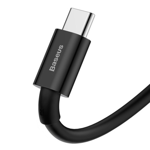 Kabel przewód Superior do Huawei USB - USB-C 11V / 6A SuperCharge 2m - czarny