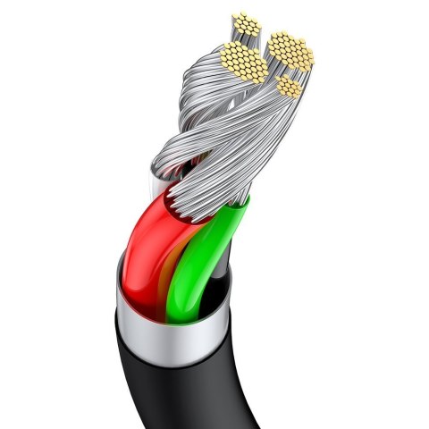 Kabel przewód Superior do Huawei USB - USB-C 11V / 6A SuperCharge 2m - czarny