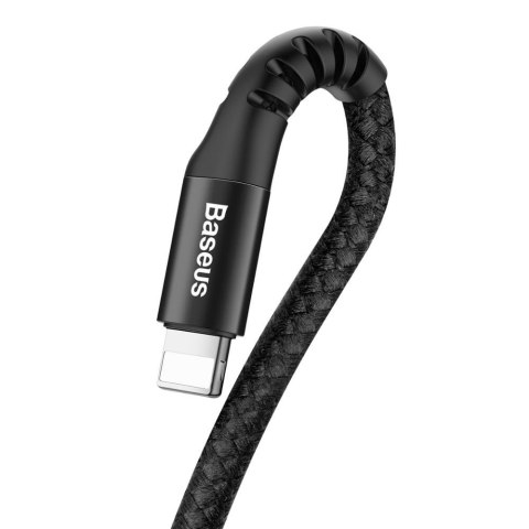 Kabel przewód do Iphone sprężynowy USB - Lightning Fish Eye 1m czarny Kabel przewód do Iphone sprężynowy USB - Lightning Fish Eye 1m czarny