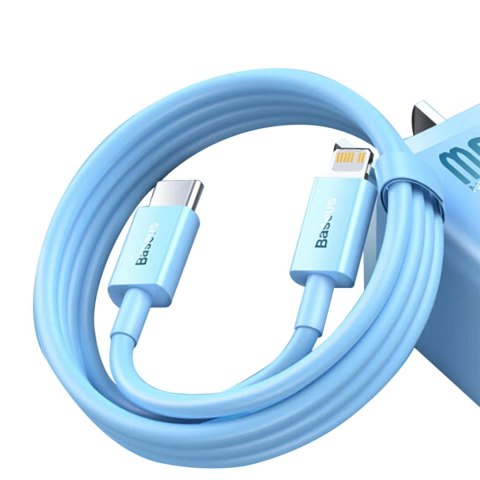 Kabel przewód do iPhone Superior Series USB-C - Lightning 20W PD 1m - niebieski Kabel przewód do iPhone Superior Series USB-C - Lightning 20W PD 1m - niebieski