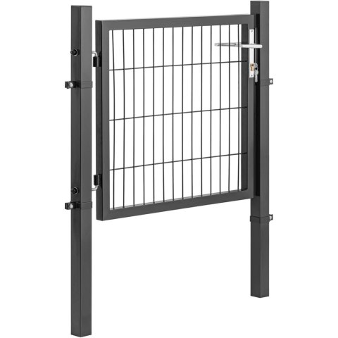 Brama furtka wejściowa ogrodowa ze stali 105 x 131 cm Brama furtka wejściowa ogrodowa ze stali 105 x 131 cm