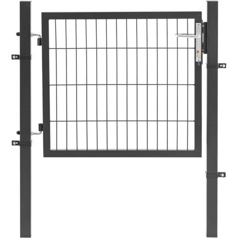 Brama furtka wejściowa ogrodowa ze stali 105 x 131 cm Brama furtka wejściowa ogrodowa ze stali 105 x 131 cm