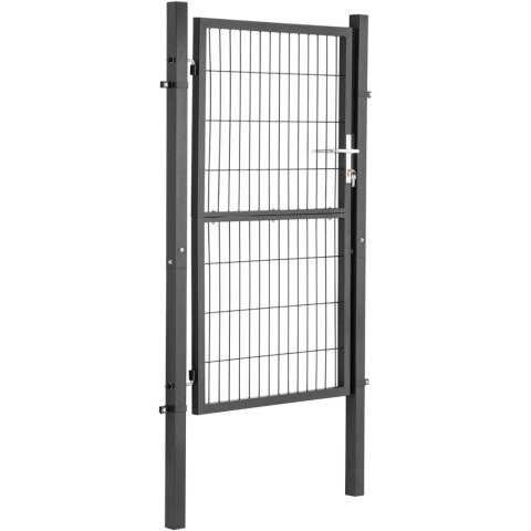 Brama furtka wejściowa ogrodowa ze stali 105 x 211 cm Brama furtka wejściowa ogrodowa ze stali 105 x 211 cm