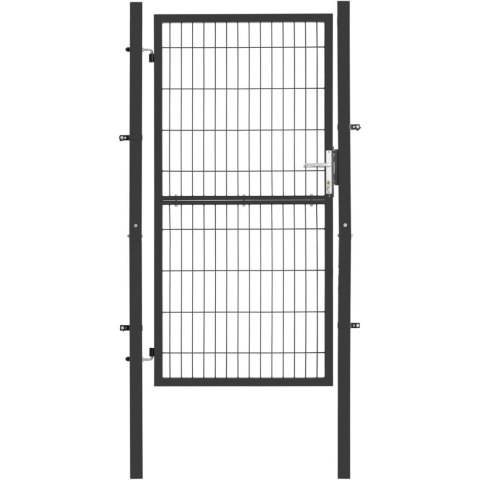 Brama furtka wejściowa ogrodowa ze stali 105 x 231 cm Brama furtka wejściowa ogrodowa ze stali 105 x 231 cm