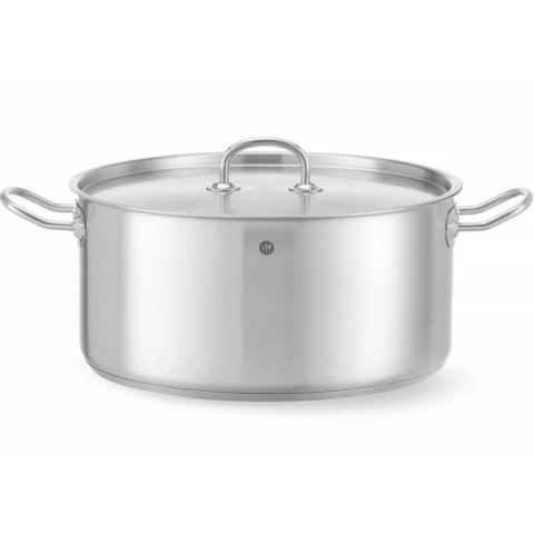 Garnek niski Kitchen Line z pokrywką 12 l śr. 320 x 150 h - Hendi 836040 Garnek niski Kitchen Line z pokrywką 12 l śr. 320 x 150 h - Hendi 836040