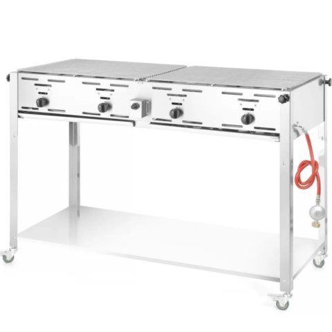 Grill gazowy "Master Quattro" 4 palniki 22kW mobilny - Hendi 154908 Grill gazowy "Master Quattro" 4 palniki 22kW mobilny - Hendi 154908