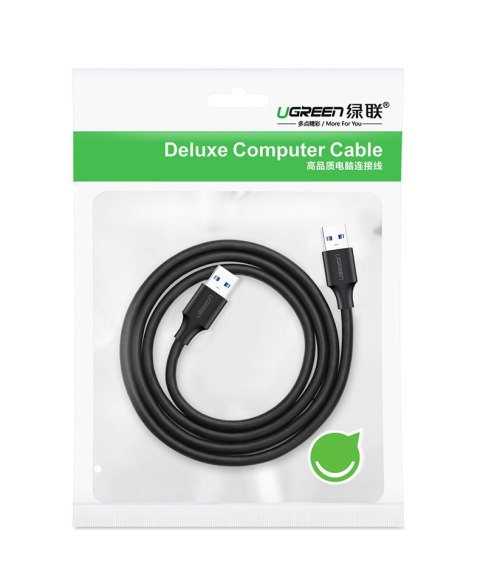 Kabel przewód USB 2.0 męski 2m czarny
