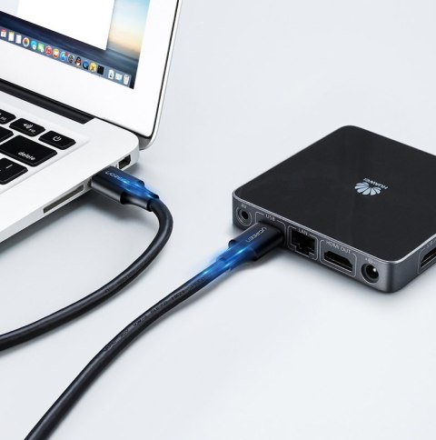 Kabel przewód USB 2.0 męski 2m czarny