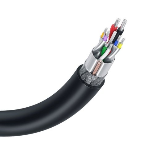 Kabel przewód USB 2.0 męski 2m czarny