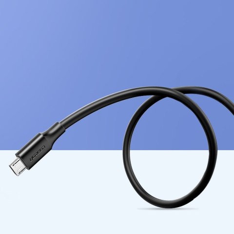 Kabel przewód USB - micro USB 2.4A 480Mbps 1.5m czarny