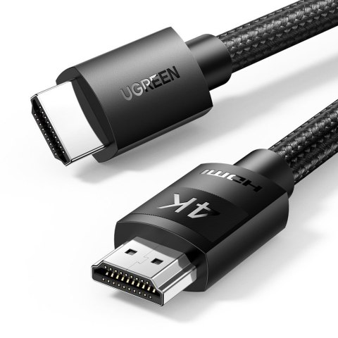Kabel przewód wytrzymały w oplocie HDMI 2.0 4K 2m czarny Kabel przewód wytrzymały w oplocie HDMI 2.0 4K 2m czarny