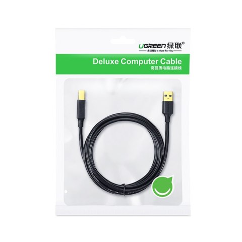 Kabel przewód USB Typ B do drukarki męski - USB 2.0 męski 480Mbps 2m czarny