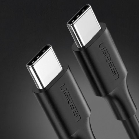 Kabel przewód USB Typ C do ładowania i transferu danych 3A 1m czarny