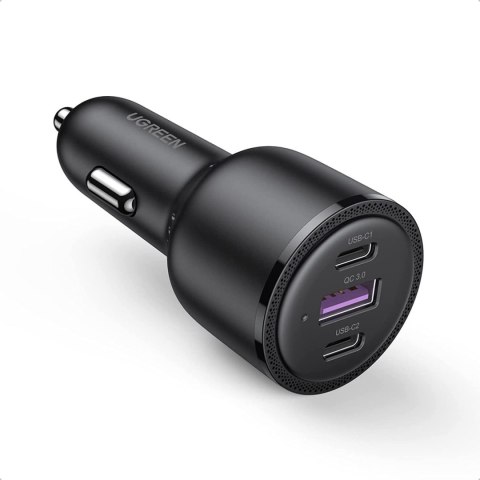 Ładowarka samochodowa 2x USB-C 1x USB 69W 5A PD QC czarny Ładowarka samochodowa 2x USB-C 1x USB 69W 5A PD QC czarny