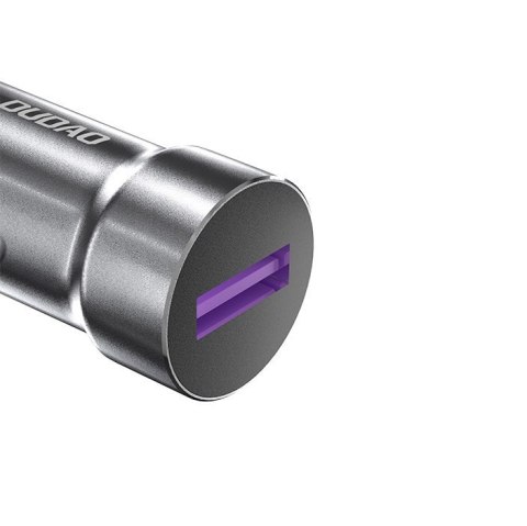 Szybka ładowarka samochodowa USB do gniazda zapalniczki 5A 22,5W QC VOOC szary Szybka ładowarka samochodowa USB do gniazda zapalniczki 5A 22,5W QC VOOC szary