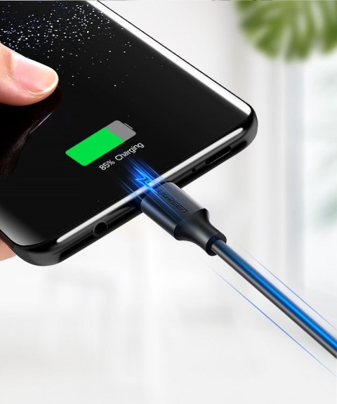 Kabel przewód USB - USB-C 2A 2m czarny