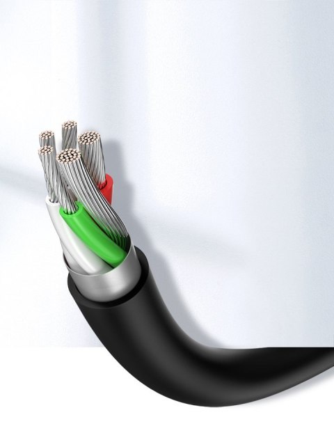 Kabel przewód USB - USB-C 2A 2m czarny