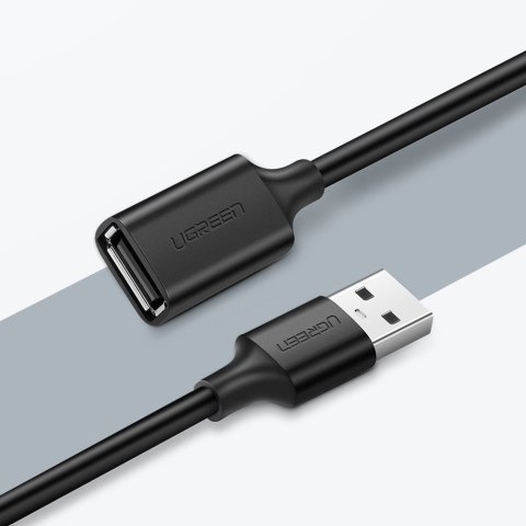 Przedłużacz adapter do kabla przewodu USB 2.0 50cm czarny