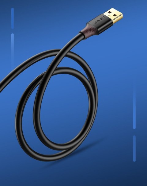 Przedłużacz do kabla przewodu USB 3.0 1.5m czarny
