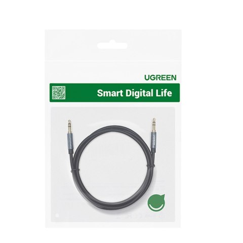 Wytrzymały kabel przewód audio AUX w oplocie minijack 3.5 mm 3m niebieski