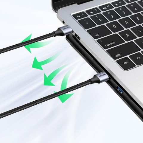 Wytrzymały kabel przewód w oplocie USB 3.0 5Gb/s 2m szary