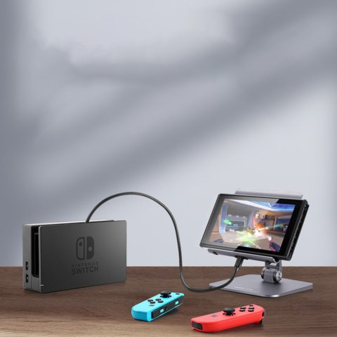 Wytrzymały przedłużacz kabla przewodu USB-C 3.1 10Gb/s 1m szary