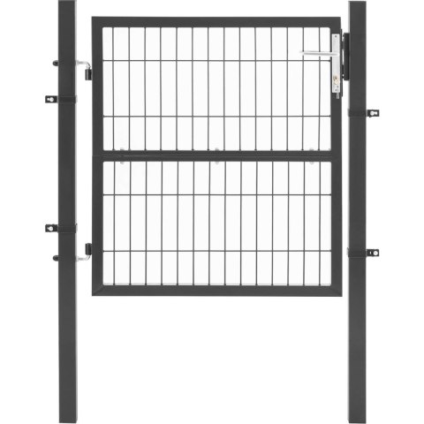 Brama furtka wejściowa ogrodowa ze stali 106 x 100 cm Brama furtka wejściowa ogrodowa ze stali 106 x 100 cm