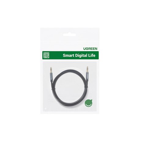 Kabel przewód kątowy audio 2x mini jack 3.5mm 0.5m niebieski