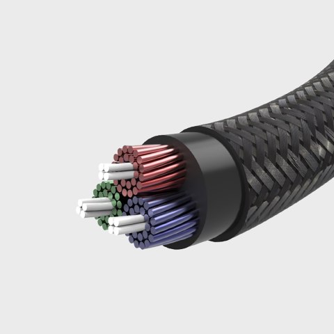 Kabel przewód kątowy audio 2x mini jack 3.5mm 0.5m niebieski