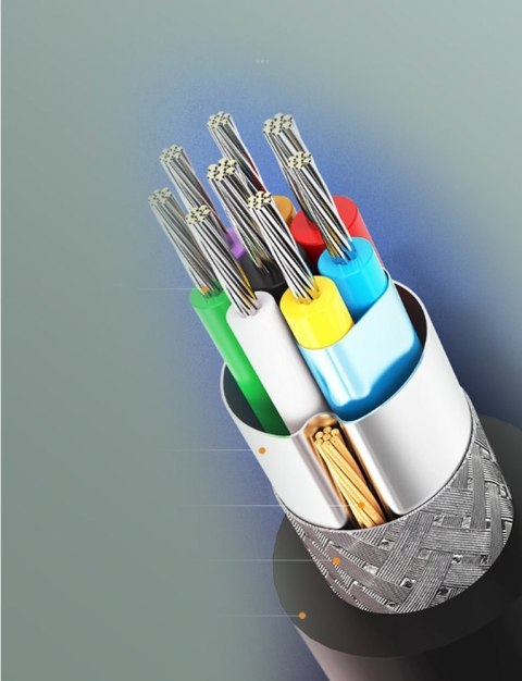 Kabel przewód USB 3.0 - USB-C 3A 1m czarny