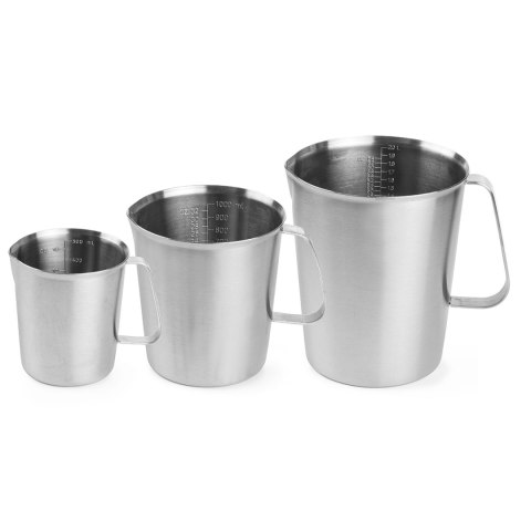 Miarka do kuchni z podziałką ze stali nierdzewnej 0.5 l - Hendi 516102 Miarka do kuchni z podziałką ze stali nierdzewnej 0.5 l - Hendi 516102