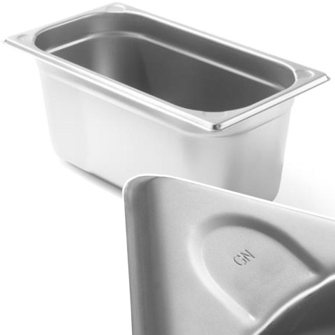 Pojemnik GN 1/4 stalowy Kitchen Line wys. 150 mm - Hendi 806548 Pojemnik GN 1/4 stalowy Kitchen Line wys. 150 mm - Hendi 806548