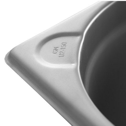 Pojemnik GN 1/4 stalowy Kitchen Line wys. 150 mm - Hendi 806548 Pojemnik GN 1/4 stalowy Kitchen Line wys. 150 mm - Hendi 806548