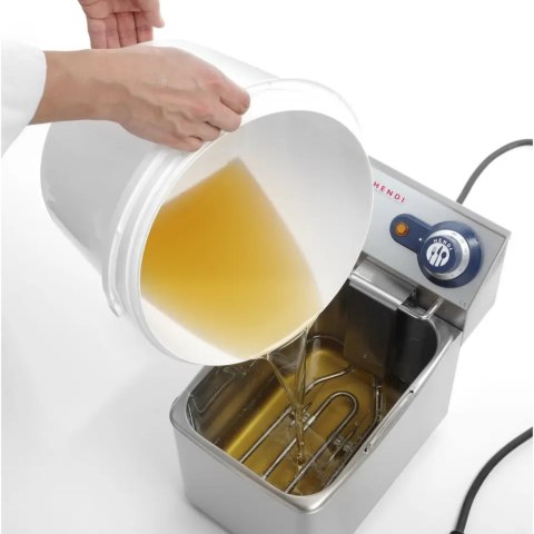 Wiadro gastronomiczne do frytury i sosów z pokrywką 11.5 l - Hendi 196007 Wiadro gastronomiczne do frytury i sosów z pokrywką 11.5 l - Hendi 196007