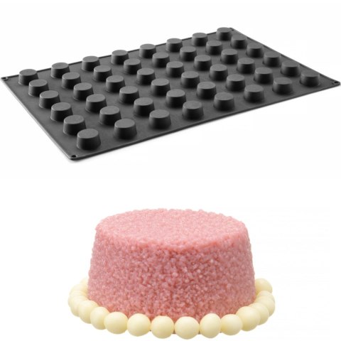 Forma silikonowa do pralin musów wypieków 570 x 375 mm - mini muffiny Forma silikonowa do pralin musów wypieków 570 x 375 mm - mini muffiny