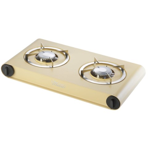 Kuchenka kempingowa gazowa BENDER LUX + bukowa deska do krojenia LPG 3kW - PIASKOWA Kuchenka kempingowa gazowa BENDER LUX + bukowa deska do krojenia LPG 3kW - PIASKOWA
