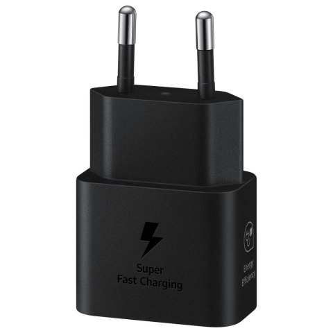 Ładowarka sieciowa Samsung GaN USB-C 25W SFC czarna Ładowarka sieciowa Samsung GaN USB-C 25W SFC czarna