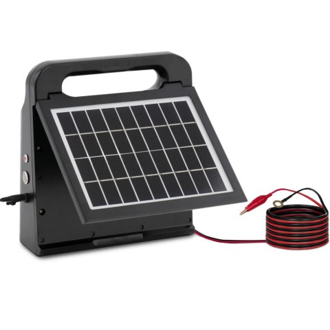 Elektryzator z panelem fotowoltaicznym do pastucha elektrycznego 6 V 0.3 J 5 km Elektryzator z panelem fotowoltaicznym do pastucha elektrycznego 6 V 0.3 J 5 km