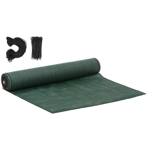 Siatka cieniująca maskująca do ogrodzenia HDPE 50 x 1.2 m 150 g/m2 - zestaw Siatka cieniująca maskująca do ogrodzenia HDPE 50 x 1.2 m 150 g/m2 - zestaw