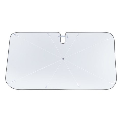 Osłona parasolka przeciwsłoneczna do samochodu na przednią szybę CoolRide 131x69cm - czarna