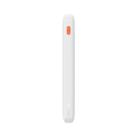 Powerbank Airpow 20W 10000mAh z kablem USB-A - USB-C 30cm - biały