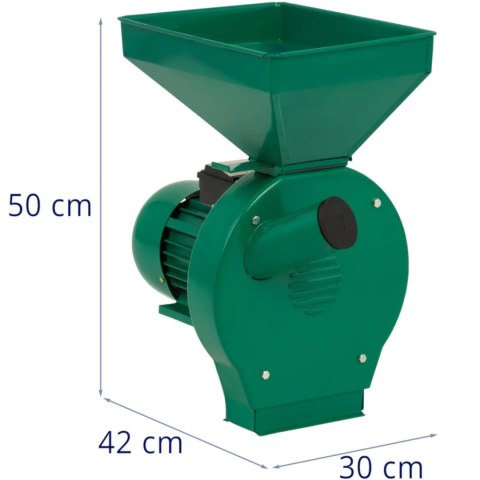 Śrutownik młynek do mielenia zboża 4 sitka 250 kg/h 1100 W Śrutownik młynek do mielenia zboża 4 sitka 250 kg/h 1100 W