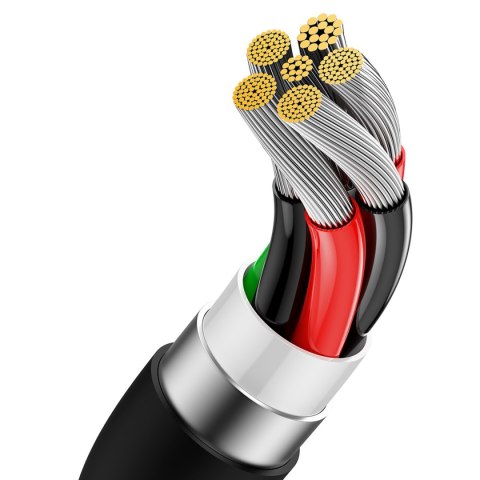Kabel przewód Superior Series USB-A - USB-C 100W 2m - czarny