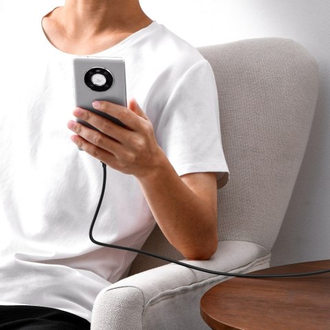 Kabel przewód Superior Series USB-A - USB-C 100W 2m - czarny