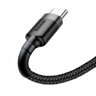 Kabel przewód w oplocie Halo USB-A - USB-C 2A 3m - czarny