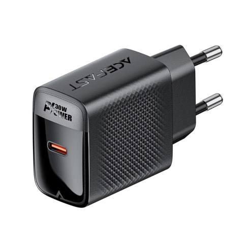 Ładowarka sieciowa A102 GaN USB-C PD 30W - czarna Ładowarka sieciowa A102 GaN USB-C PD 30W - czarna