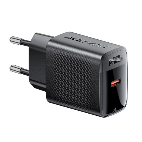 Ładowarka sieciowa A102 GaN USB-C PD 30W - czarna Ładowarka sieciowa A102 GaN USB-C PD 30W - czarna